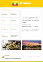 Vorschau - Arbeitsblätter - Steckbrief Myanmar — Länder und Kontinente entdecken - Seite 1