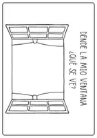 Vista previa - Manualidades / Dibujos para colorear - Dende la mio ventana ¿Qué se ve? - Portada
