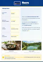 Vorschau - Arbeitsblätter - Steckbrief Nauru — Länder und Kontinente entdecken - Deckblatt