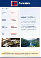 Vorschau - Arbeitsblätter - Steckbrief Norwegen — Länder und Kontinente entdecken - Deckblatt