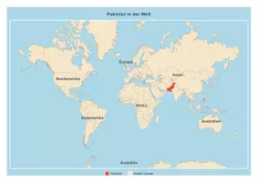 Vorschau - Arbeitsblätter - Steckbrief Pakistan — Länder und Kontinente entdecken - Seite 2