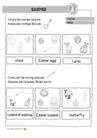 Vorschau - Arbeitsblätter - Easter - Worksheets - Übungsblätter - Englisch - Seite 3