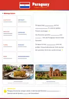 Vorschau - Arbeitsblätter - Steckbrief Paraguay — Länder und Kontinente entdecken - Seite 1