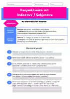 Vorschau - Arbeitsblätter - Konjunktionen mit Presente de Indicativo y Subjuntivo_aunque_mientras_cuando_eigen - Seite 2