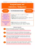 Vorschau - Arbeitsblätter - Konjunktionen mit Presente de Indicativo y Subjuntivo_aunque_mientras_cuando_eigen - Seite 3
