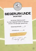 Vorschau - Anderer Materialtyp - Urkunden Sportfest & Bundesjugendspiele – Siegerurkunde & Ehrenurkunde | editierbare Sporturkunden - Seite 1