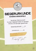 Vorschau - Anderer Materialtyp - Urkunden Sportfest & Bundesjugendspiele – Siegerurkunde & Ehrenurkunde | editierbare Sporturkunden - Seite 3