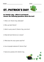 Vista previa - Fichas informativas / Documentos de lectura - St. Patrick's Day - página 2