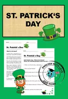 Vista previa - Fichas informativas / Documentos de lectura - St. Patrick's Day - Portada