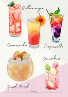 Vorschau - Arbeitsblätter - Cocktail - Kreativ Vorgangsbeschreibung üben - Seite 2