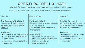 anteprima - Materiale di supporto/inclusione - Come scrivere una mail: sezioni e registro linguistico - Pagina 3