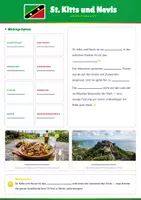 Vorschau - Arbeitsblätter - Steckbrief St. Kitts und Nevis — Länder und Kontinente entdecken - Seite 1