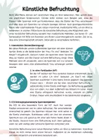 Vorschau - Arbeitsblätter - Künstliche Befruchtung: Insemination, IVF, ICSI - Seite 1