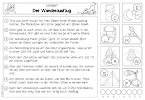 Vorschau - Arbeitsblätter - Minilesespuren: Sommer (Leseförderung Grundschule Klasse 2) - Seite 3