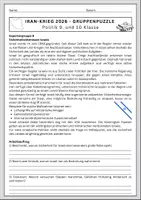 Vorschau - Stundenentwürfe - Irankrieg 2026 Ursachen Gruppenpuzzle Klasse 9/10 - Seite 3