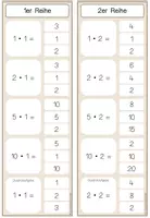 Vorschau - Spiele - Klammerkarten 1x1 Übung (Kernaufgaben und Quadrataufgaben) - Seite 3