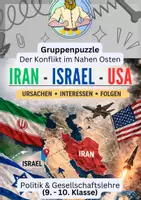 Vorschau - Stundenentwürfe - Irankrieg 2026 Ursachen Gruppenpuzzle Klasse 9/10 - Deckblatt