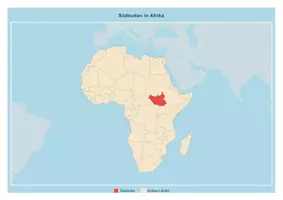 Vorschau - Arbeitsblätter - Steckbrief Südsudan — Länder und Kontinente entdecken - Seite 3