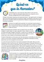 Vorschau - Arbeitsblätter - Découvrir le Ramadan – Vocabulaire et texte - Seite 1
