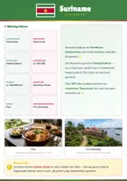 Vorschau - Arbeitsblätter - Steckbrief Suriname — Länder und Kontinente entdecken - Deckblatt