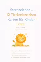 Vorschau - Präsentationen/Tafelbilder - Sternzeichen – 12 Tierkreiszeichen Karten für Kita und Grundschule - Deckblatt