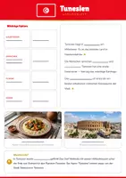 Vorschau - Arbeitsblätter - Steckbrief Tunesien — Länder und Kontinente entdecken - Seite 1