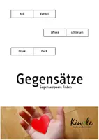 Vorschau - Spiele - Gegensatzpaare finden - Nomen, Verben, Adjektive - Deckblatt