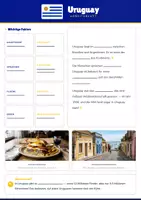 Vorschau - Arbeitsblätter - Steckbrief Uruguay — Länder und Kontinente entdecken - Seite 1