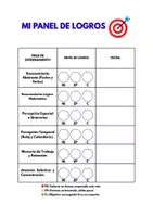 Vista previa - Hojas de trabajo - Programa de Funciones Ejecutivas para Secundaria (12-16 años) - Cuaderno Manipulativo con Velcro - página 1