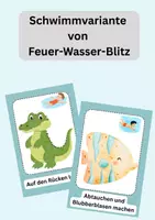 Vorschau - Spiele - Feuer-Wasser-Blitz Variante für den Schwimmunterricht - Deckblatt
