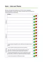 Vorschau - Prüfungsvorbereitung - Vorlage Kann-Liste - Deckblatt