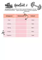 Vorschau - Arbeitsblätter - Brückenwort-Rätsel Sportlich - Seite 3