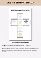 Vorschau - Bildkarten - Wetter Bildkarten Kita Grundschule | Wetterkarten Morgenkreis A6-Format - Seite 2