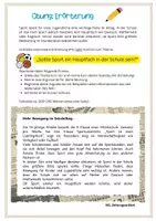 Vorschau - Arbeitsblätter - Übung Erörterung Argumentation - Sport als Hauptfach? - Deckblatt
