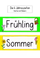 Vorschau - Poster - Klassenkalender Grundschule – Wochentage, Monate, Jahreszeiten & Zeitbegriffe | Datum im Morgenkreis - Seite 2