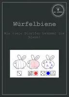 Vorschau - Arbeitsblätter - Würfelbiene - Deckblatt