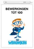 Voorbeeld - Wiskanjers | Bewerkingen tot 100 (deel 1 - zonder brug) - Voorblad