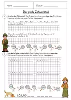Vorschau - Arbeitsblätter - Halbschriftliche Multiplikation & Division + Zahlenräsel AB - Seite 1