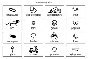 Aperçu - Apprentissages en autonomie - lynx 36 makaton - Page de couverture