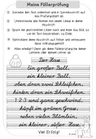 Vorschau - Arbeitsblätter - Frühlingshafte Füllerprüfung | Lateinische Ausgangsschrift / LA | Füllerführerschein Grundschule - Seite 1
