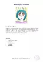 Vorschau - Mal- und Bastelvorlagen - Kunst Comic, Mangas zeichnen in der Grundschule - Seite 3