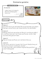 Vorschau - Mal- und Bastelvorlagen - Ostern, Karten gestalten, Abstrakte Kunst in der Grundschule - Seite 2