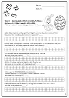 Vorschau - Arbeitsblätter - Ostern Sachaufgaben Mathematik – Klasse 5/6 - Seite 3