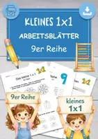 Vorschau - Arbeitsblätter - 9er Reihe Arbeitsblätter Kleines 1x1 Übungen - Deckblatt