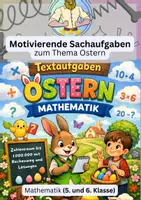 Vorschau - Arbeitsblätter - Ostern Sachaufgaben Mathematik – Klasse 5/6 - Deckblatt