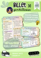 Aperçu - Autre type de ressources - Outil le billet de gentillesse - Page de couverture