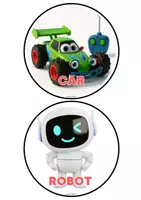 Vista previa - Juegos / Gamificación - Round flashcars Toys - página 1