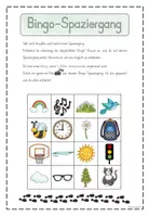 Vorschau - Arbeitsblätter - Bingo-Spaziergang für das Homeschooling - Seite 2
