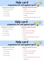 Vorschau - Stundenentwürfe - Writing a comment / Sport at school / Materialpaket / Warm up game / - Seite 3