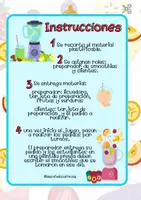 Vista previa - Tarjetas / Manipulativos - Hagamos Smoothies. Seguimiento de instrucciones - página 3